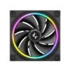 DeepCool FL12R Reverse ARGB PWM 120mm Intake Fan Black - R-FL12R-BKAPN1-G
