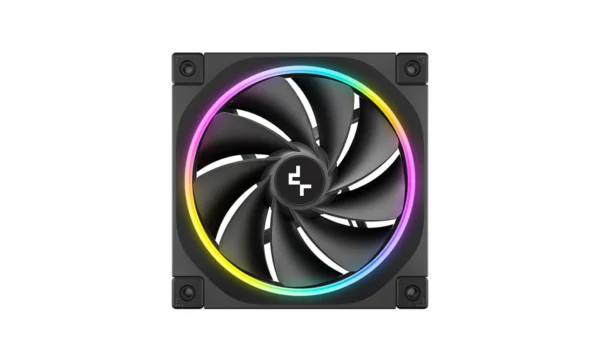 DeepCool FL12R Reverse ARGB PWM 120mm Intake Fan Black - R-FL12R-BKAPN1-G