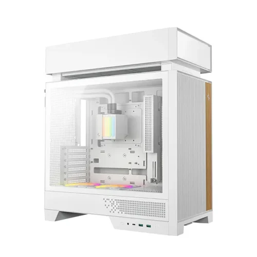 Deepcool CL6600 White Hypersplit ATX Mid-Tower Case with Pre-Installed 360mm AIO - R-CL6600-WHNNA0-G