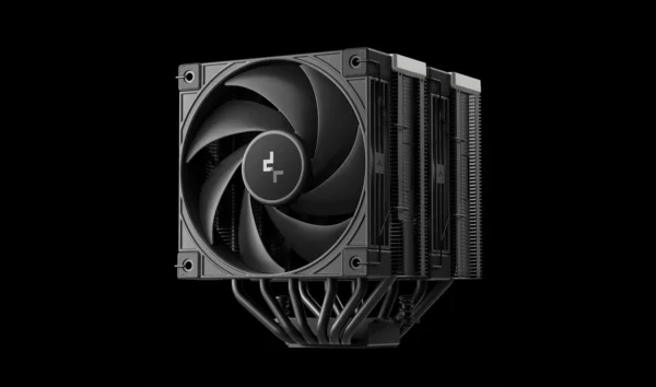 02 DeepCool AK620 G2 High Performance Dual Tower CPU Air Cooler 6 Heat Pipes 120mm PWM Fans Wood Grain - R-AK620G2-BKNNMN-GJD