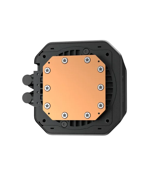 DeepCool LM360 360mm AIO Liquid Cooler with 2.4" IPS Display and ARGB Fans - Black - R-LM360-BKDMMC-1