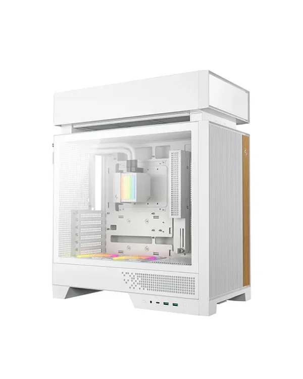 Deepcool CL6600 White Hypersplit ATX Mid-Tower Case with Pre-Installed 360mm AIO - R-CL6600-WHNNA0-G