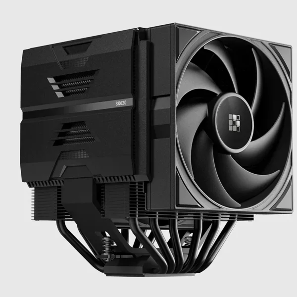 SUDOKOO SK620V Dual-Tower CPU Air Cooler with Digital Display - Black - R-SK620V-BKNDAN-GAS
