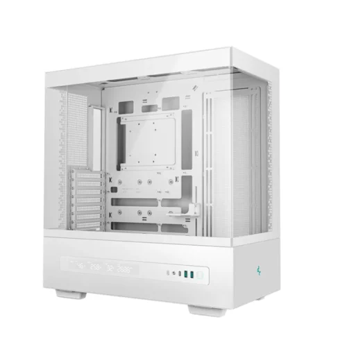 DeepCool CH690 Digital White Mid-Tower ATX Case - Digital Monitoring - 420mm Radiator Support - R-CH690-WHNNA0D-G-1