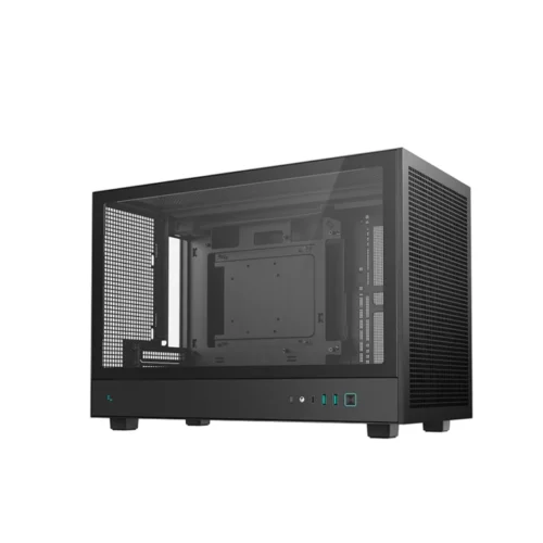 DeepCool CH260 Micro-ATX High Airflow Mesh Case Tempered Glass Black - R-CH260-BKNGM0-G-1