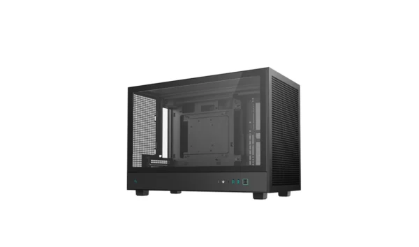 DeepCool CH260 Micro-ATX High Airflow Mesh Case Tempered Glass Black - R-CH260-BKNGM0-G-1