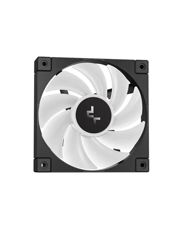 DeepCool LQ240 240mm AIO Liquid Cooler with Segment LCD Screen and ARGB Fans Black - R-LQ240-BKLSMW-G-1