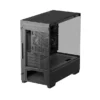 Deepcool CG380 3F Panoramic Micro-ATX PC Case Black - R-CG380-BKAGM3-G
