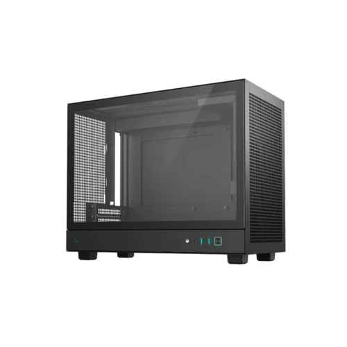 DeepCool CH160 Plus Portable Micro-ATX Case - 240mm AIO Support - Black - R-CH160-BKNGM0-G