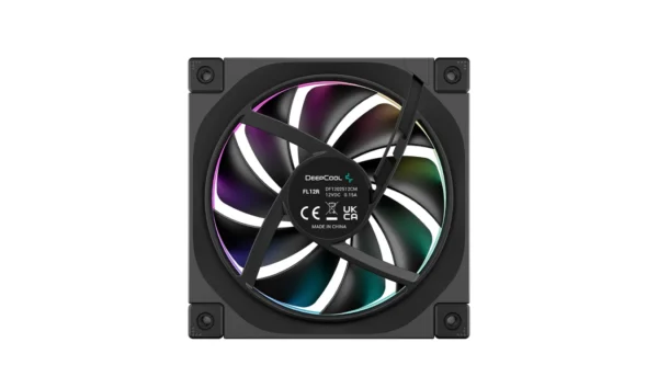 DeepCool FL12R Reverse 120mm ARGB PWM Case Fan 3 in 1 Kit Black - R-FL12R-BKAPN3-G