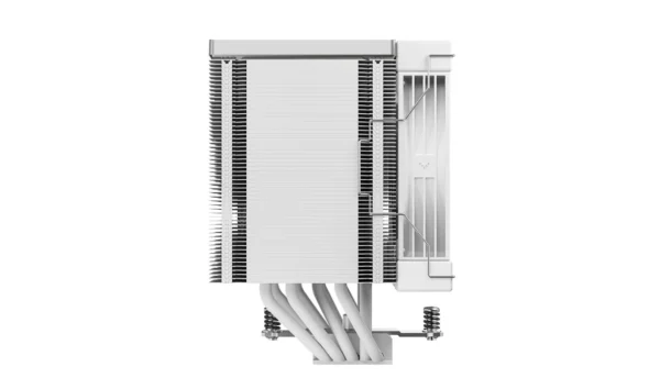 DeepCool AK500 G2 White High Performance CPU Air Cooler 5 Heat Pipes 120mm PWM Fan Wood Grain - R-AK500G2-WHNNMN-GJD