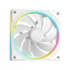 DeepCool LM240 White 240mm AIO Liquid Cooler with 2.4" IPS Display and ARGB Fans - R-LM240-WHDMMC-1