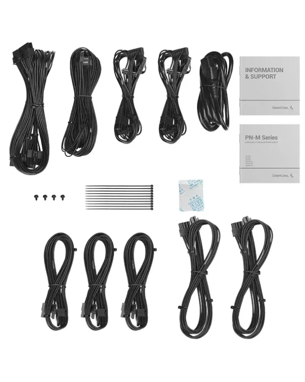 05 DeepCool GamerStorm PN850M 850W 80 Plus Gold ATX 3.1 Fully Modular Power Supply - R-PN850M-FC0B-JG-US