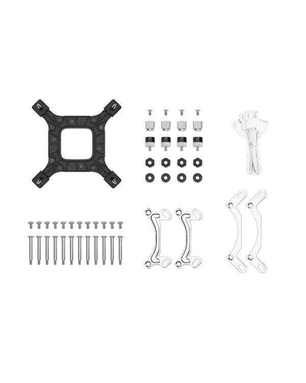 DeepCool LE720 WH 360mm ARGB Liquid CPU Cooler - White - 250W TDP - Anti-Leak Tech - R-LE720-WHAMMN-G-1