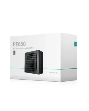 DeepCool PF650 650W 80 Plus ATX Power Supply - R-PF650D-HA0B-US
