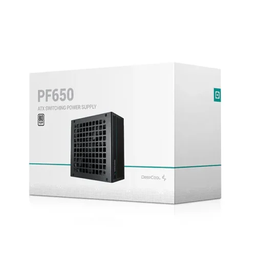 DeepCool PF650 650W 80 Plus ATX Power Supply - R-PF650D-HA0B-US