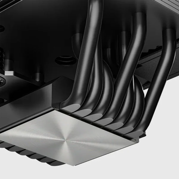 07 SUDOKOO SK700V All-Black Single Tower CPU Air Cooler with Digital Display - 220W TDP - AM5 - R-SK700V-BKNDAN-GAS