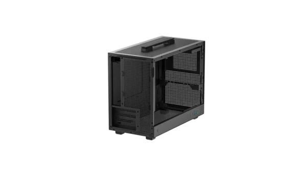 DeepCool CH160 Plus Portable Micro-ATX Case - 240mm AIO Support - Black - R-CH160-BKNGM0-G