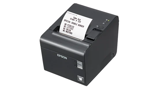 Epson TM-L90LFC Liner-Free Thermal Label and Receipt Printer 170mm/s 102mm Diameter 80/58/40mm - C31C412681