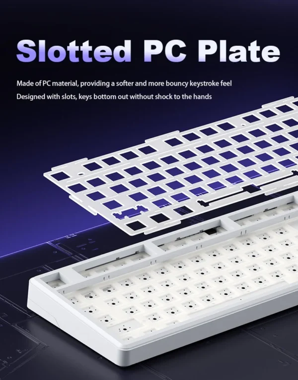 AULA L99 Smart-Screen Mechanical Keyboard 75% RGB 84-Key 3.98" IPS Touchscreen Tri-Mode Wireless Hot-Swappable 8000mAh