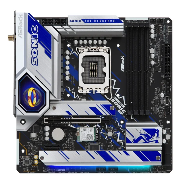 ASRock B760M PG SONIC WiFi - Micro ATX, LGA1700, DDR5, PCIe 5.0, Wi-Fi 6E - ASROCK B760M PG SONIC WIFI