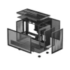 DeepCool CH260 Micro-ATX High Airflow Mesh Case Tempered Glass Black - R-CH260-BKNGM0-G-1