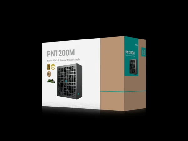 DeepCool GamerStorm PN1200M 1200W 80 Plus Gold ATX 3.1 Fully Modular Power Supply - R-PNC00M-FC0B-JGUS