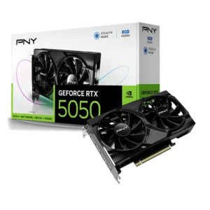 PNY GeForce RTX 5050 8GB GDDR6 Dual Fan Blackwell Architecture PCIe 5.0 Graphics Card - VCG50508DFXPB1
