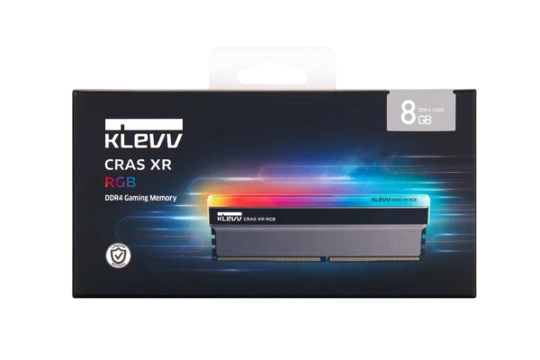 Klevv Cras XR RGB 16GB 2x8GB DDR4 4266MT/s CL19 Gaming Desktop Memory - KD48GU880-42B190Z