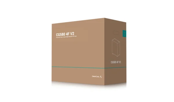 Deepcool CG580 4F V2 Panoramic ATX Mid-Tower Tempered Glass Case Black - R-CG580-BKADA4-G-2