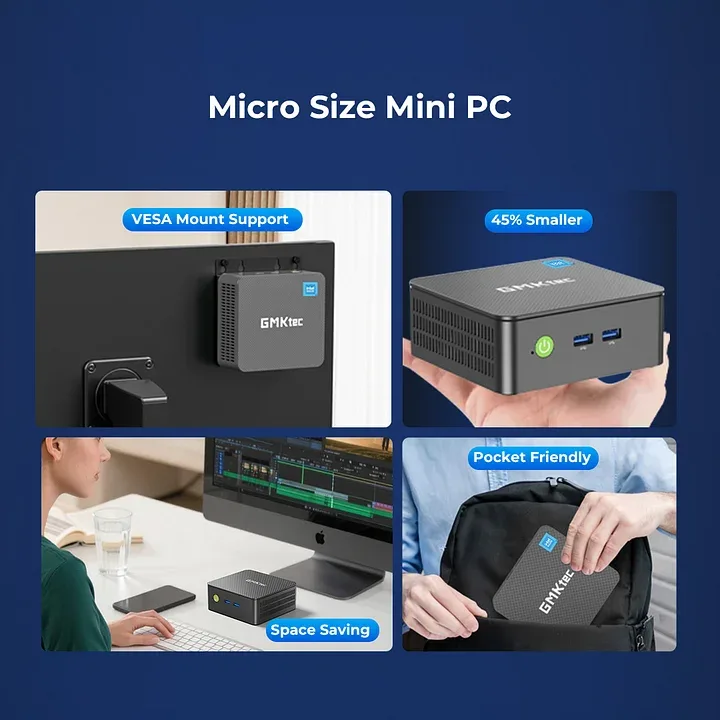 GMKtec NucBox G3 Pro Mini PC Intel Core i3-10110U 16GB RAM 512GB SSD 2.5G LAN - GMKtec Nucbox G3 Pro