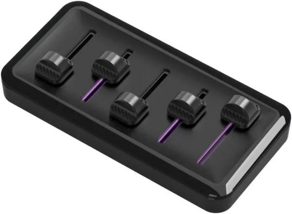 15-500-002-21 Cooler Master Master Hub Stream Kit Modular Control System 15 Key IPS Display 5 Faders 2 Rollers - MHSK13AA00
