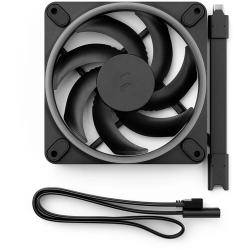 Fractal Design Momentum 12 RGB 120mm PWM ARGB Case Fan 3-Pack Black - FD-F-MR1-1203
