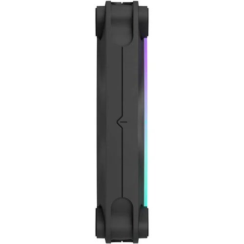 Fractal Design Momentum 12 RGB 120mm PWM ARGB Case Fan 3-Pack Black - FD-F-MR1-1203