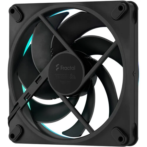 Fractal Design Momentum 14 RGB 140mm PWM ARGB Case Fan 3-Pack Black - FD-F-MR1-1403