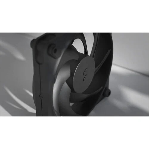 Fractal Design Momentum 12 RGB 120mm PWM ARGB Case Fan 3-Pack Black - FD-F-MR1-1203