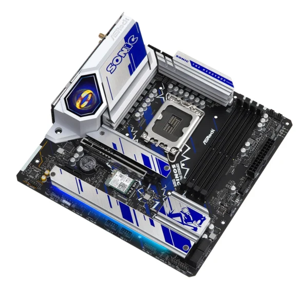 ASRock B760M PG SONIC WiFi - Micro ATX, LGA1700, DDR5, PCIe 5.0, Wi-Fi 6E - ASROCK B760M PG SONIC WIFI