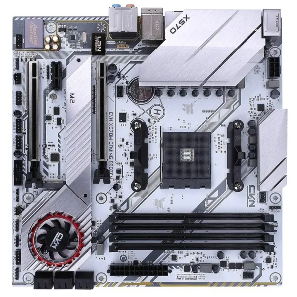 Colorful CVN X570M GAMING FROZEN V14 AMD X570 mATX White Motherboard - COLORFUL CVN X570M GAMING FROZEN V14 - WHITE