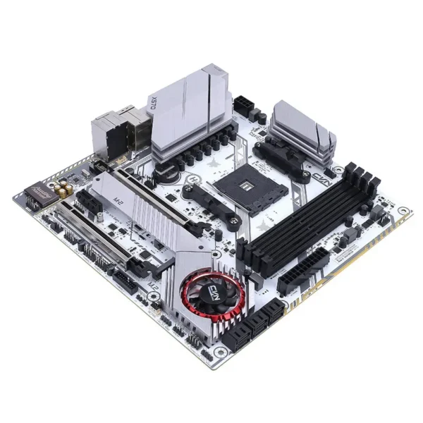Colorful CVN X570M GAMING FROZEN V14 AMD X570 mATX White Motherboard - COLORFUL CVN X570M GAMING FROZEN V14 - WHITE