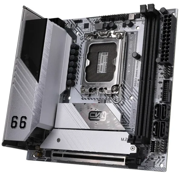 Colorful CVN B660I GAMING FROZEN V20 Intel B660 LGA1700 Mini-ITX Motherboard DDR4 WiFi 6 Bluetooth - COLORFUL CVN B660I GAMING FROZEN V20 (WIFI + BT)