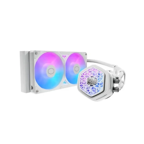 Cooler Master MasterLiquid 240 Atmos II LCD White Liquid CPU Cooler 2.1 Inch LCD ARGB - MLX-D24M-A25SZ-VW