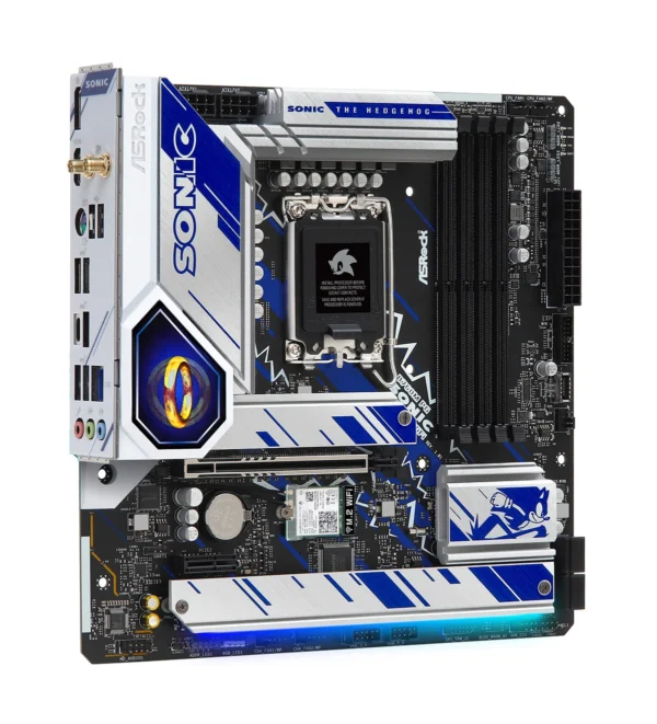ASRock B760M PG SONIC WiFi - Micro ATX, LGA1700, DDR5, PCIe 5.0, Wi-Fi 6E - ASROCK B760M PG SONIC WIFI