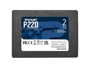 Patriot - P220 2TB Internal SSD - 2.5 Inch SATA III - Up to 550MB/s - P220S2TB25