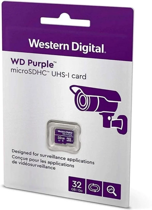 513iEZ5vK7L._AC_SL1000_ Western Digital WD Purple 32GB microSDHC Class 10 Surveillance Memory Card - WDD032G1P0A
