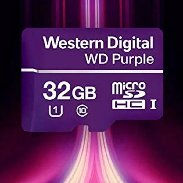 51HXhfwC2XL._AC_SL1000_ Western Digital WD Purple 32GB microSDHC Class 10 Surveillance Memory Card - WDD032G1P0A