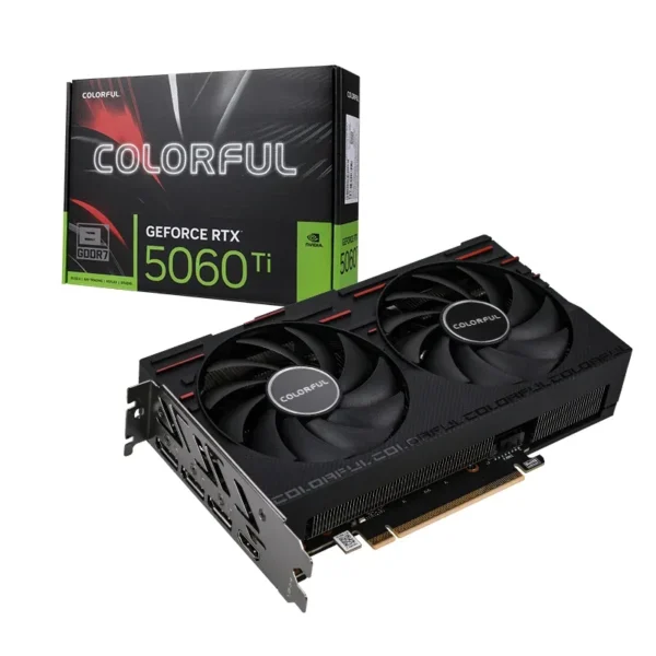 COLORFUL GeForce RTX 5060 Ti Gaming DUO 8GB GDDR7 128-bit Graphics Card - COLORFUL GEFORCE RTX5060Ti GAMING DUO 8GB-V