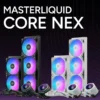 Cooler Master MasterLiquid Core Nex 360 White ARGB 360mm AIO Liquid CPU Cooler - MLX-D36M-A18PA-RW
