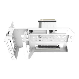 Cooler Master Vertical Graphics Card Holder Kit V3 White Gen5 with PCIe 4.0 Riser Cable - MCA-U000C-WFVK03