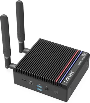 MINIX Intel Core i3-N350 Fanless Mini PC 16GB RAM 512GB SSD 2.5G LAN Wi-Fi 6 Dual HDMI 4K Windows 11 Pro - NEO Z350-0dB 512GB