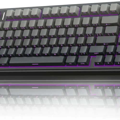 AULA F75 Pro 75% Tri-Mode Wireless Mechanical Gaming Keyboard Gradient Black Side-Printed PBT LEOBOG Reaper Switch 4000Mah Battery